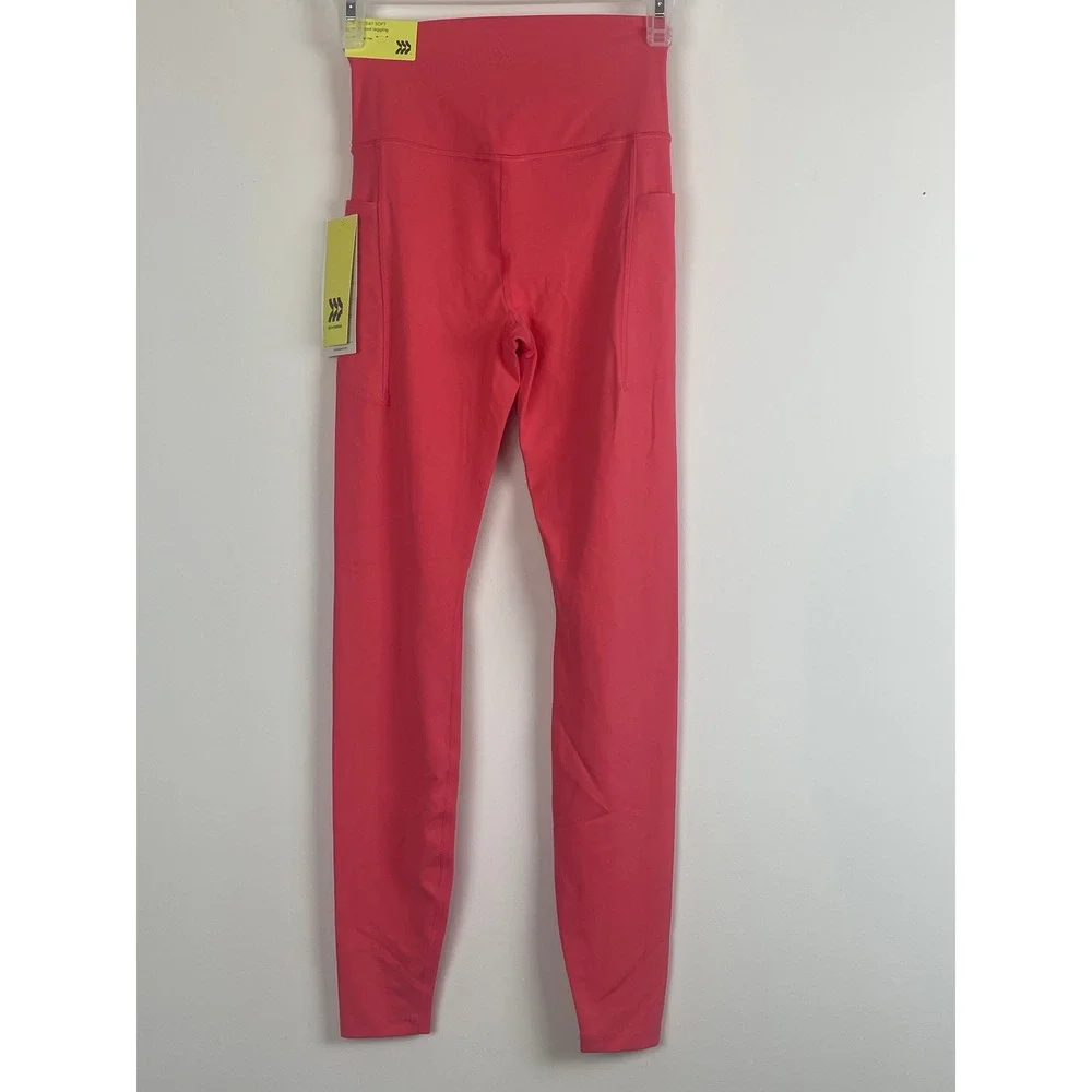 00588- All in Motion Women Everyday Soft Pocketed Ultra High Rise Legging XS NWT